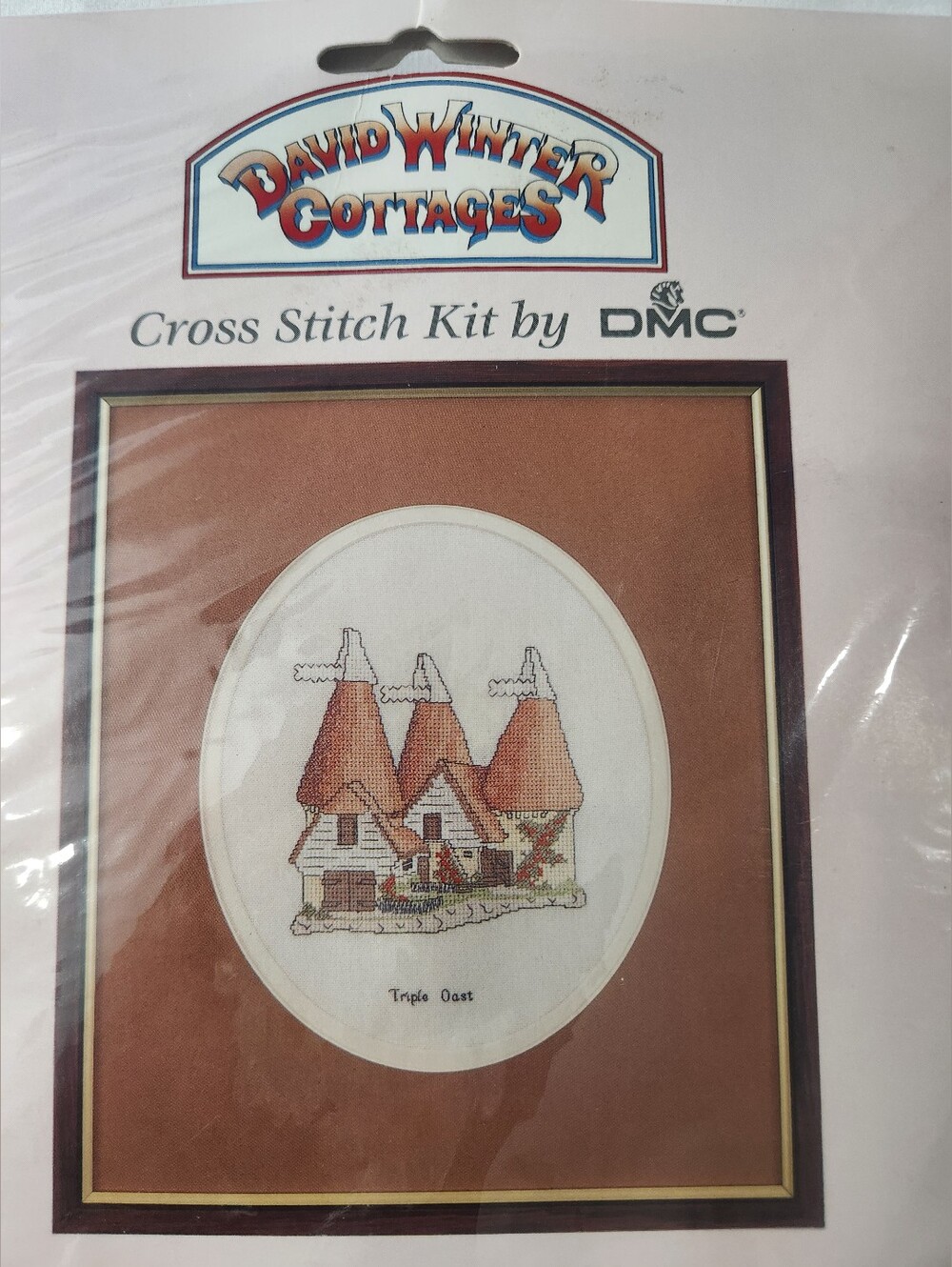 David Winter Cottages Cross Stitch Kit By Dmc Triple Oast Open Package Vintage